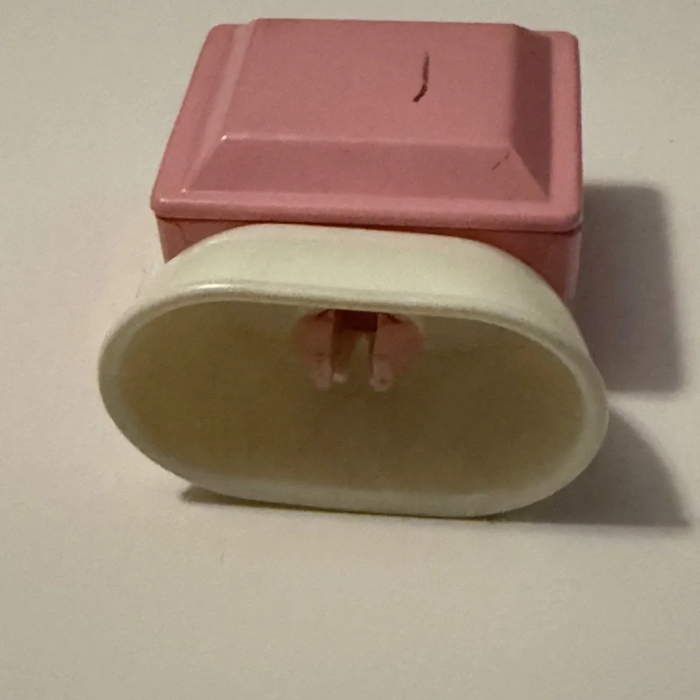 Vintage‎ Little Tikes Pink Television Toy Dollhouse Grand Mansion TV Accessory